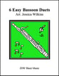 ***ORDER DIRECT FROM PUB***Six Easy Bassoon Duets Bassoon Duet cover